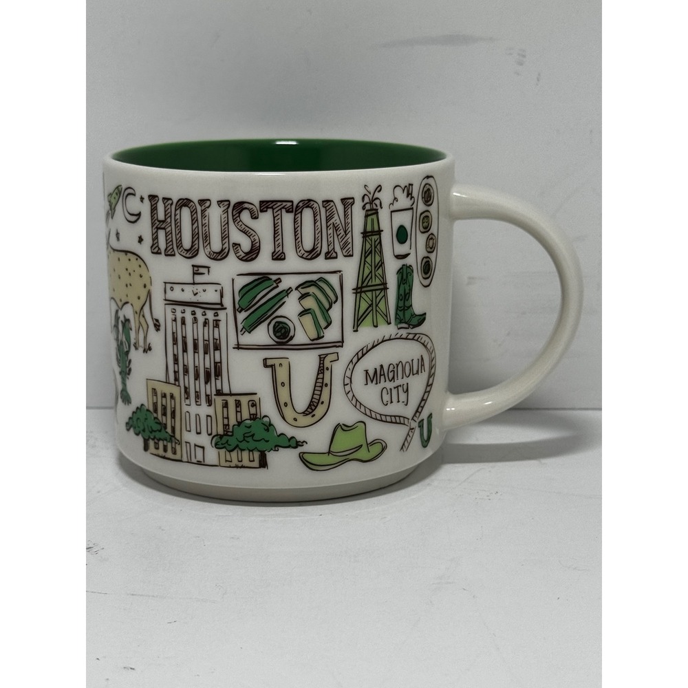 Starbucks Been There Series Houston Mug 14oz Across The Globe Bayou City Cup